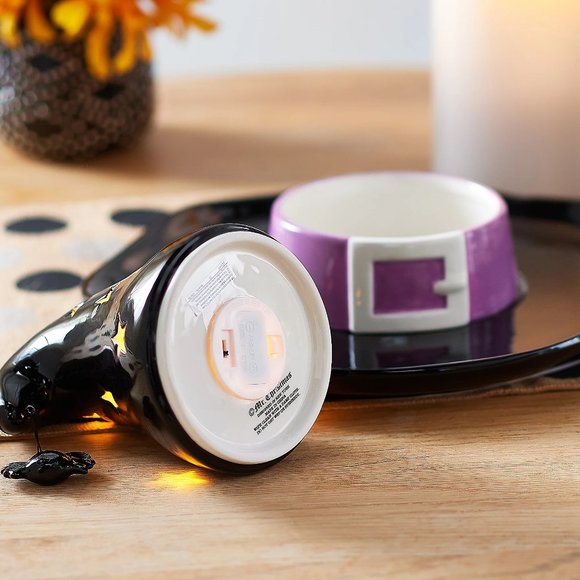 NEW Mr. Halloween Illuminated Witch's Hat Chip and Dip Bowl - Picture 2 of 3